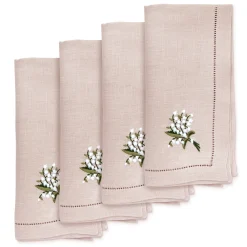 Chefanie Lily of the Valley Dinner Napkins New