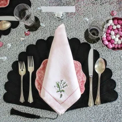 Chefanie Lily of the Valley Dinner Napkins New