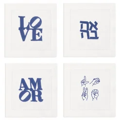 Chefanie LOVE Cocktail Napkins (4) Hot