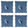 Chefanie Man on the Moon Cocktail Napkins (4) Hot