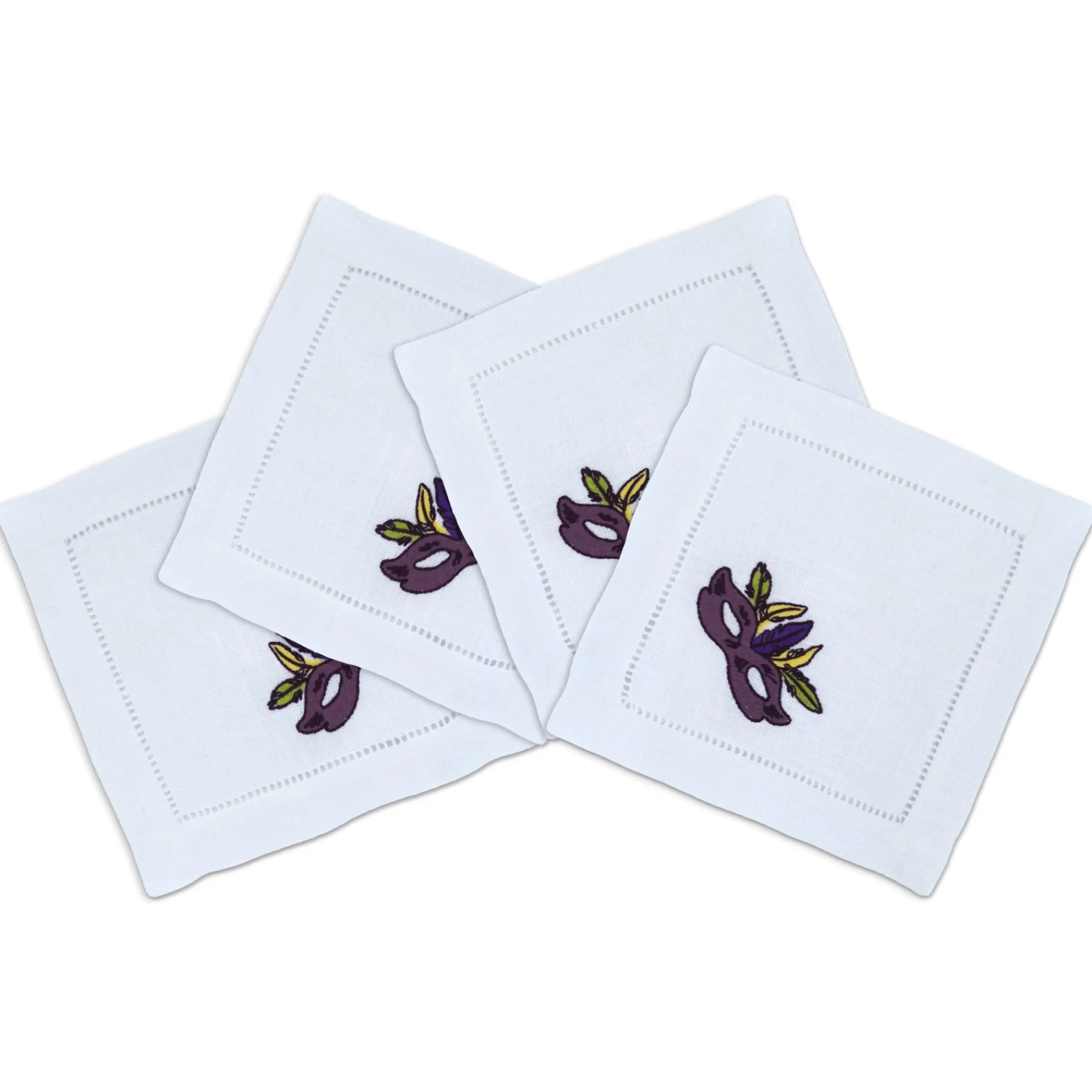 Chefanie Mardi Gras Cocktail Napkins (4) Discount