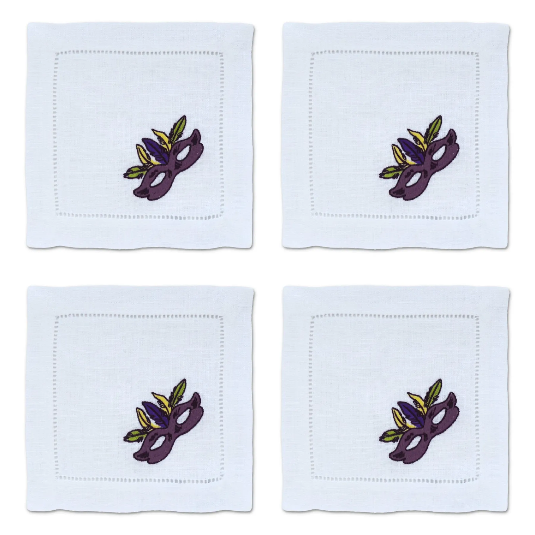 Chefanie Mardi Gras Cocktail Napkins (4) Discount