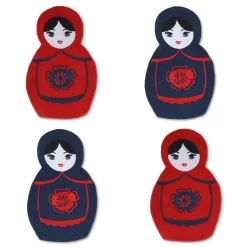 Chefanie Matryoshka Cocktail Napkins (4) Hot