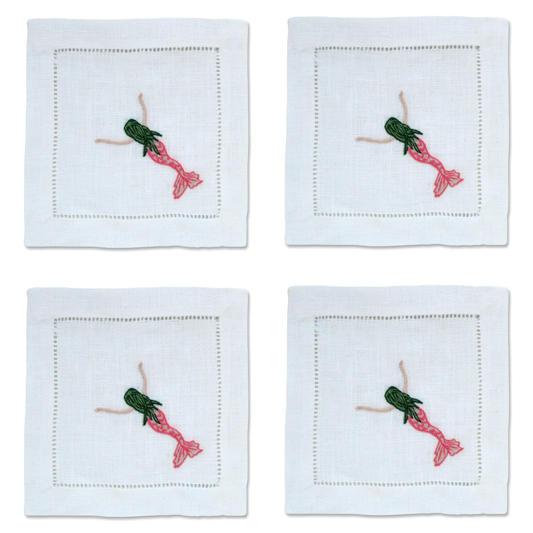 Chefanie Mermaid Cocktail Napkins (4)