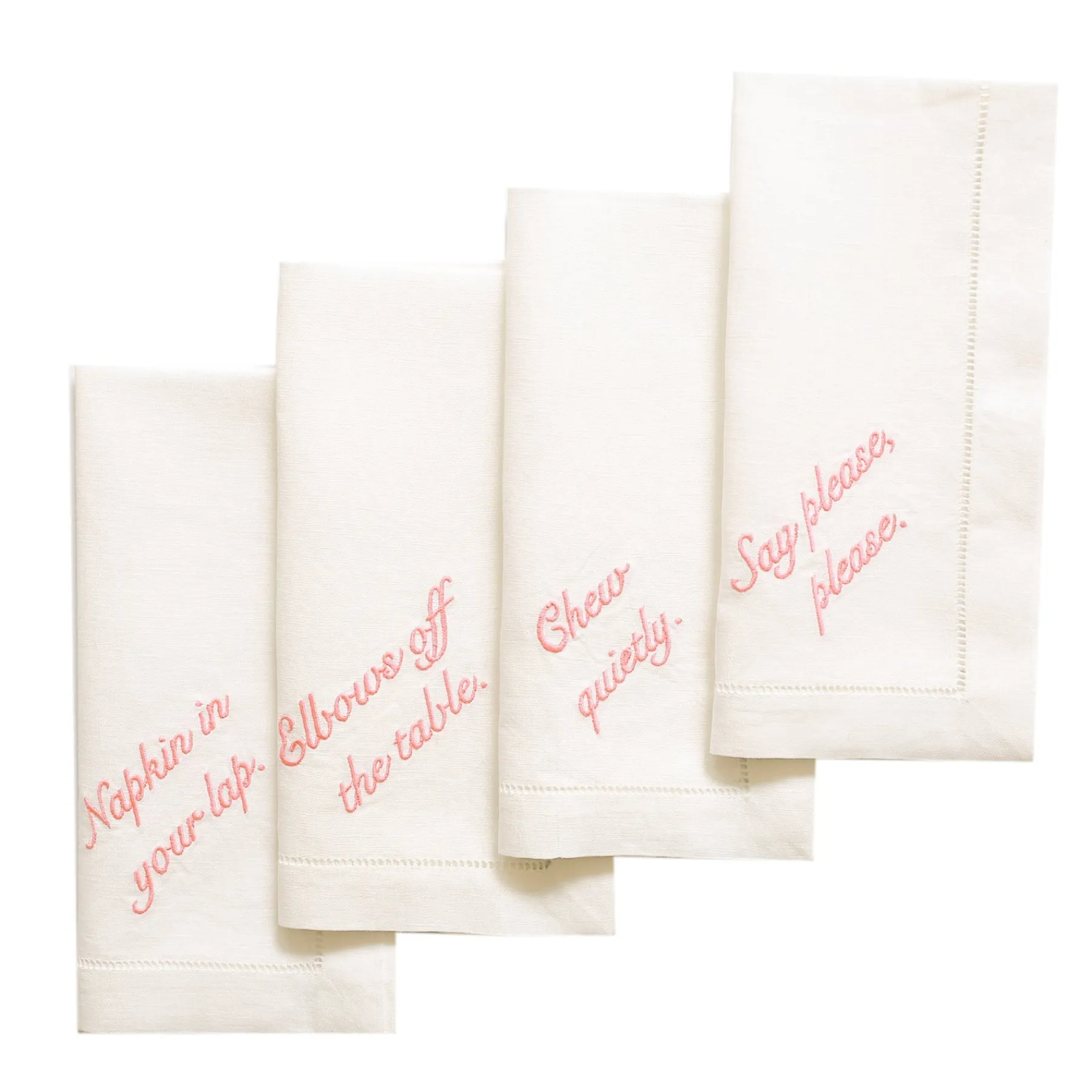 Chefanie Miss Manners Dinner Napkins (4) Clearance