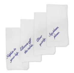 Chefanie Miss Manners Dinner Napkins (4) Clearance