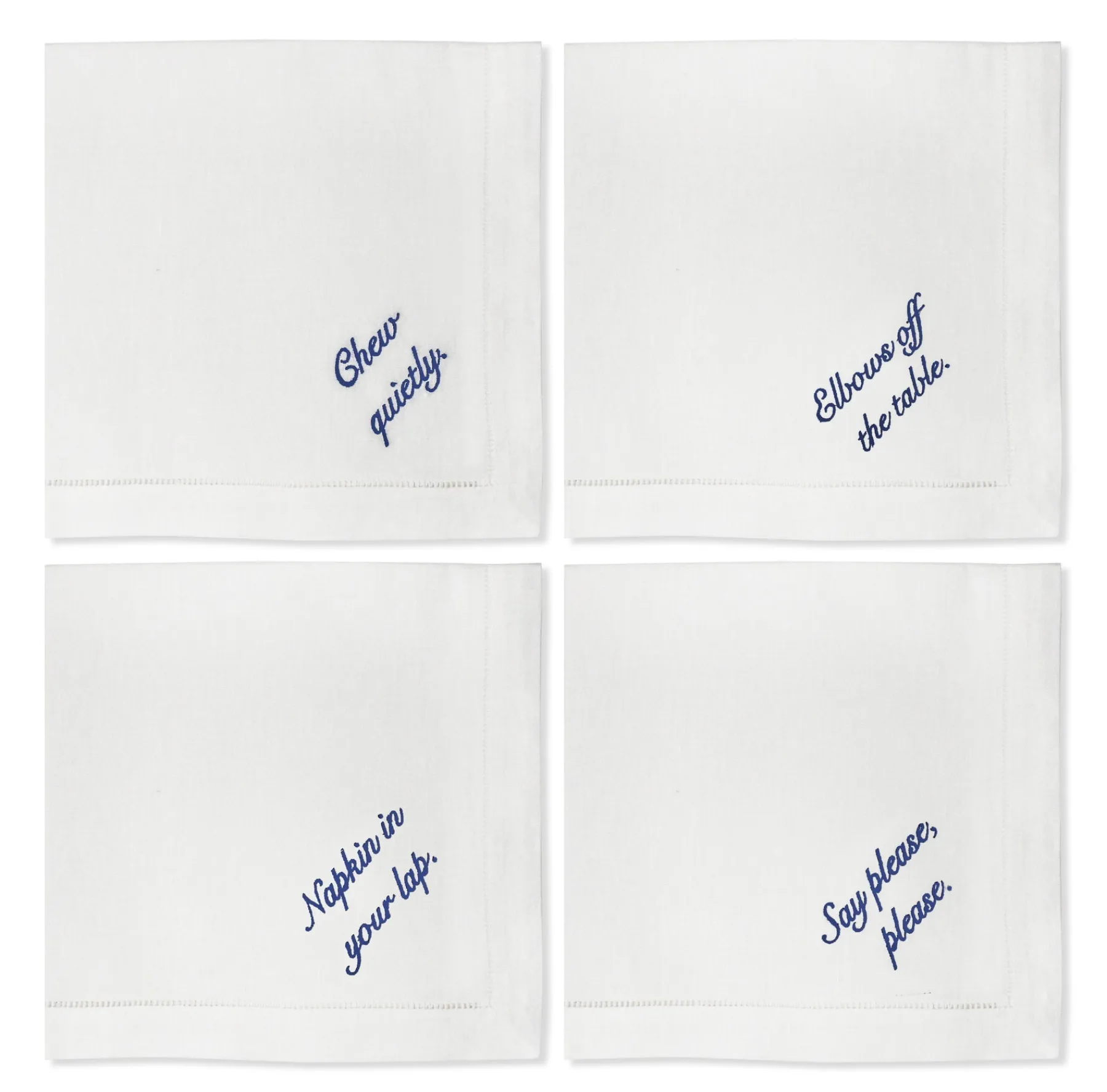 Chefanie Miss Manners Dinner Napkins (4) Clearance
