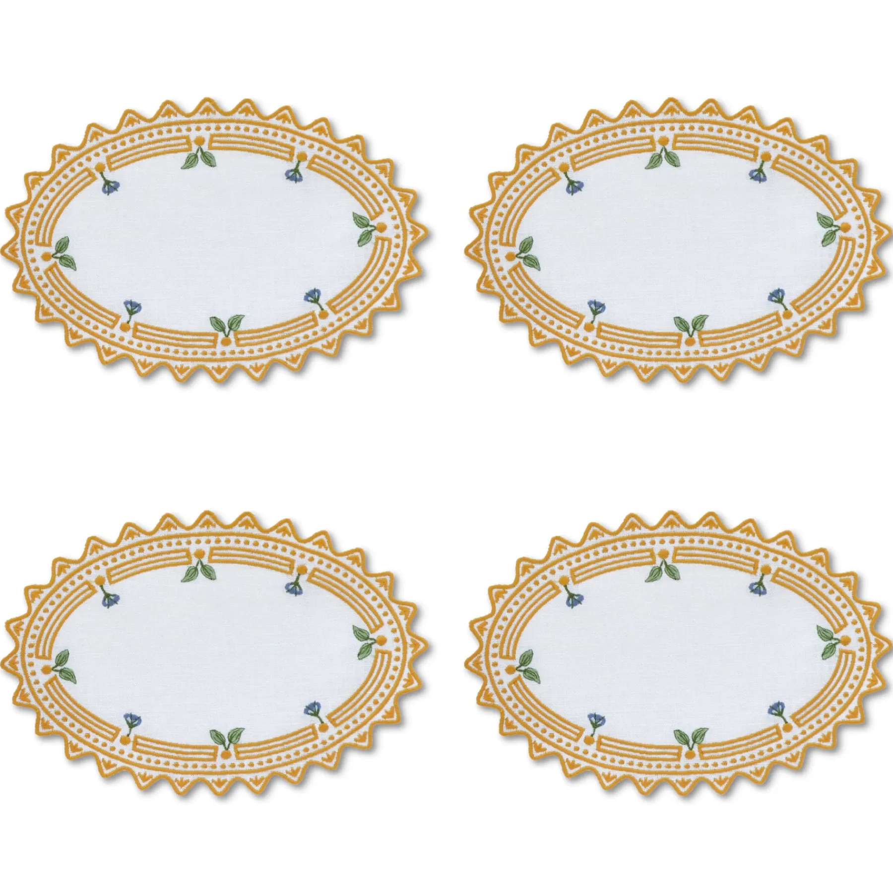 Chefanie Oval Danica Cocktail Napkins (4) New
