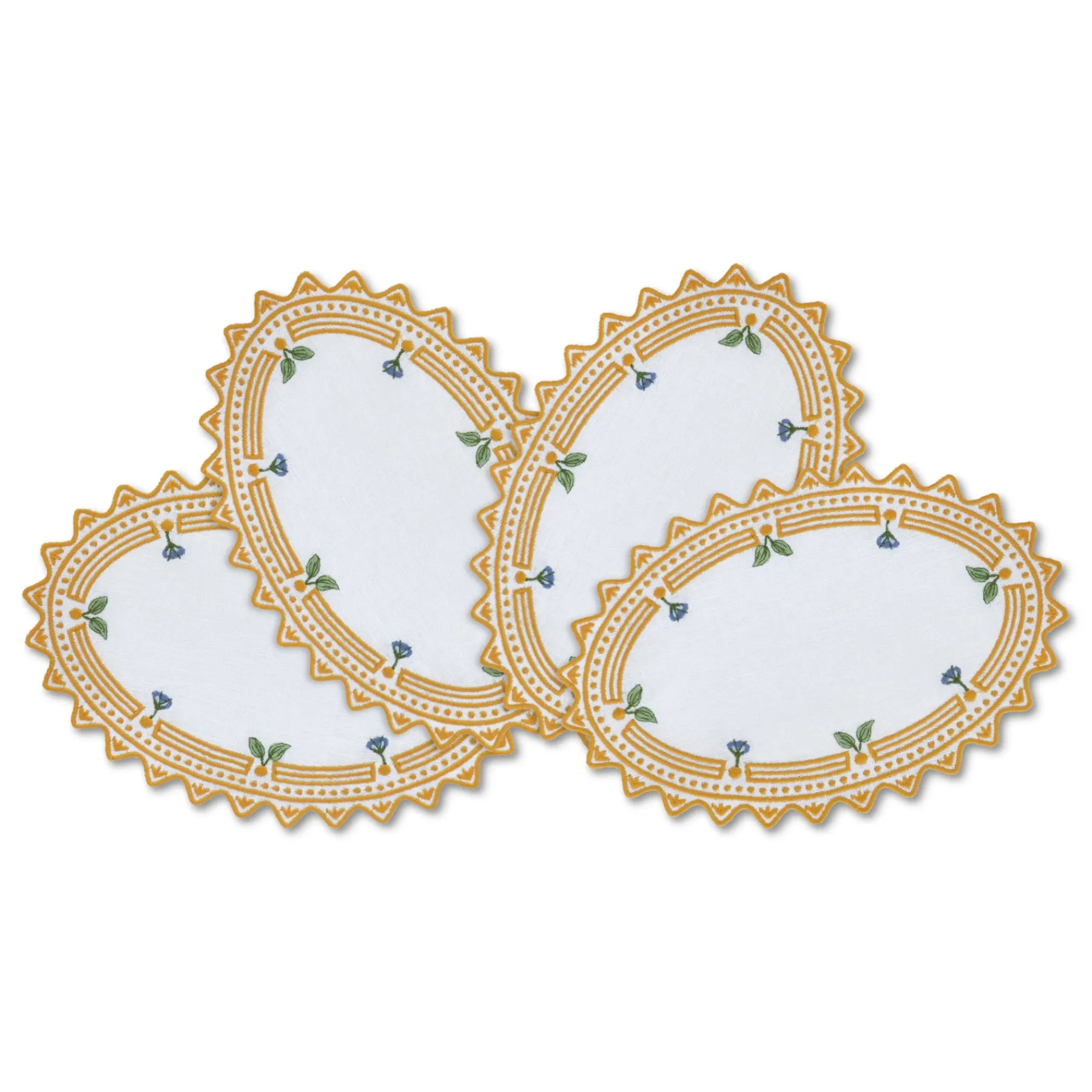 Chefanie Oval Danica Cocktail Napkins (4) New
