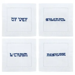 Chefanie Oy Vey Yiddish Cocktail Napkins (4) Hot