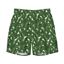 Chefanie Palm Leaf Swim Trunks Hot