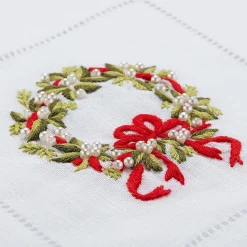 Chefanie Pearl Wreath Cocktail Napkins (4) Online