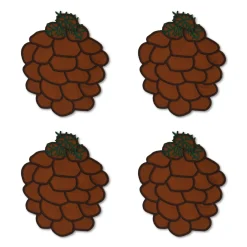 Chefanie Pinecone Cocktail Napkins (4) New