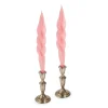 Chefanie Pink Feather Candles (2) Discount