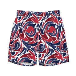 Chefanie Psychedelic Patriotic Swim Trunks Online