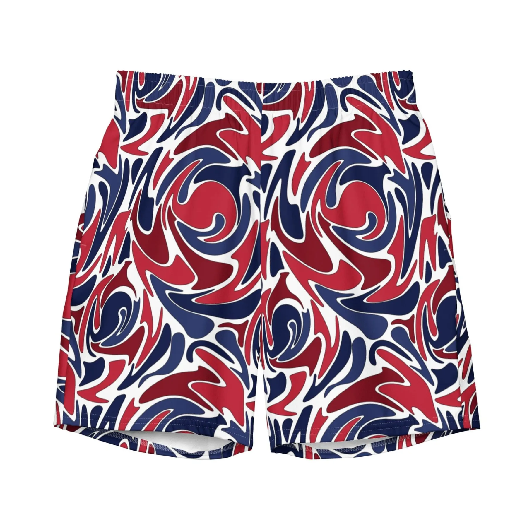 Chefanie Psychedelic Patriotic Swim Trunks Online