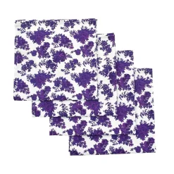Chefanie Purple Floral Napkins (4) Online