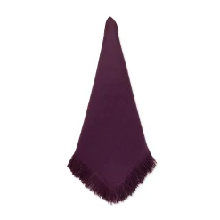 Chefanie Purple Fringe Dinner Napkins
