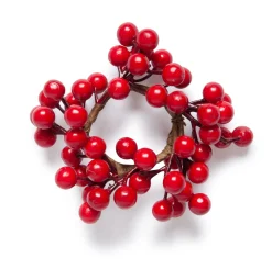 Chefanie Red Berry Napkin Rings (4) Sale