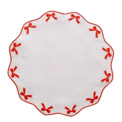 Chefanie Red Bow Placemat
