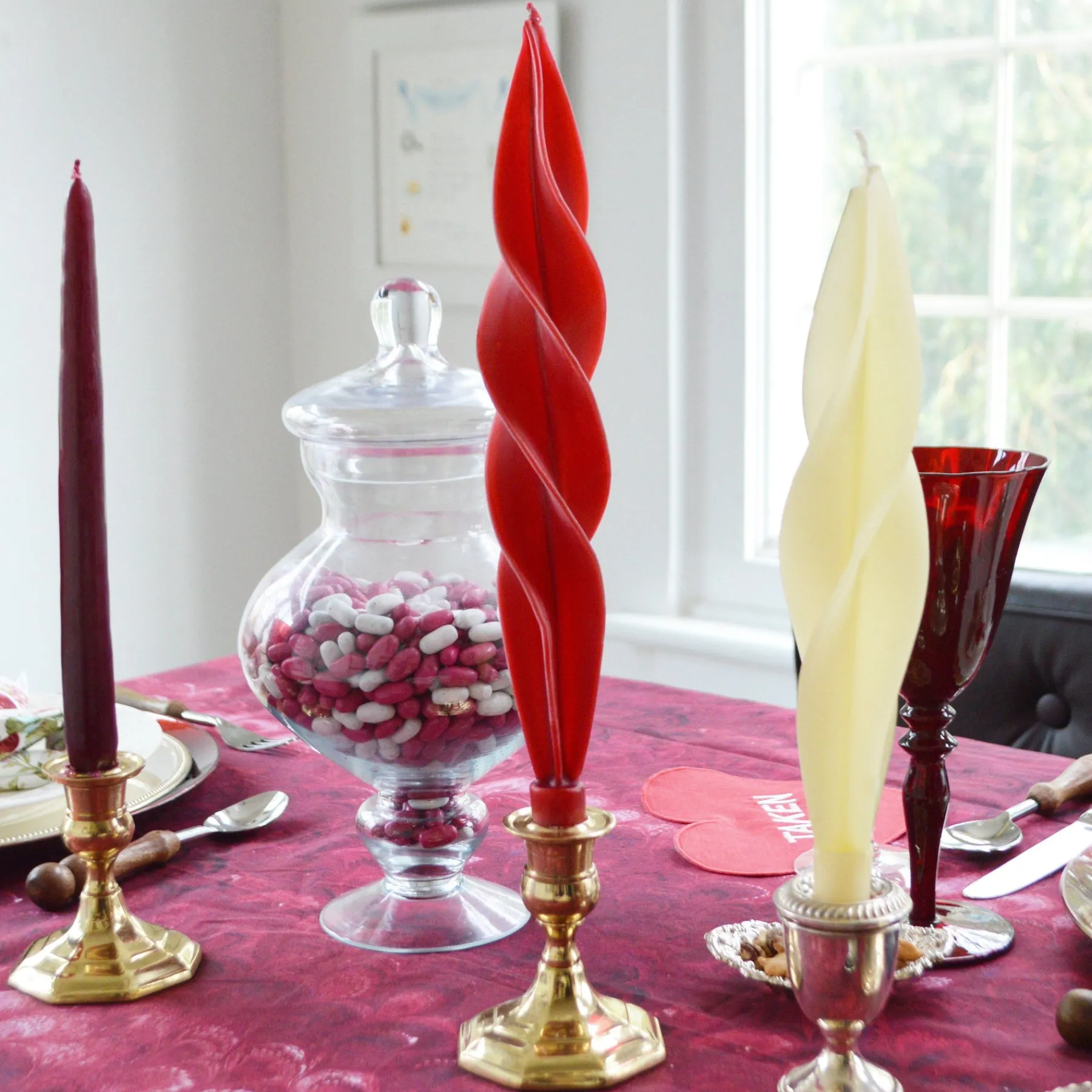 Chefanie Red Feather Candles (2) Sale