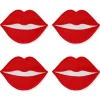 Chefanie Red Lip Cocktail Napkins (4) Hot