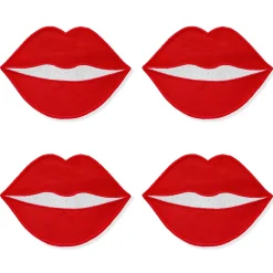 Chefanie Red Lip Cocktail Napkins (4) Hot