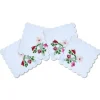 Chefanie Scalloped Flower Cocktail Napkins (4) Sale