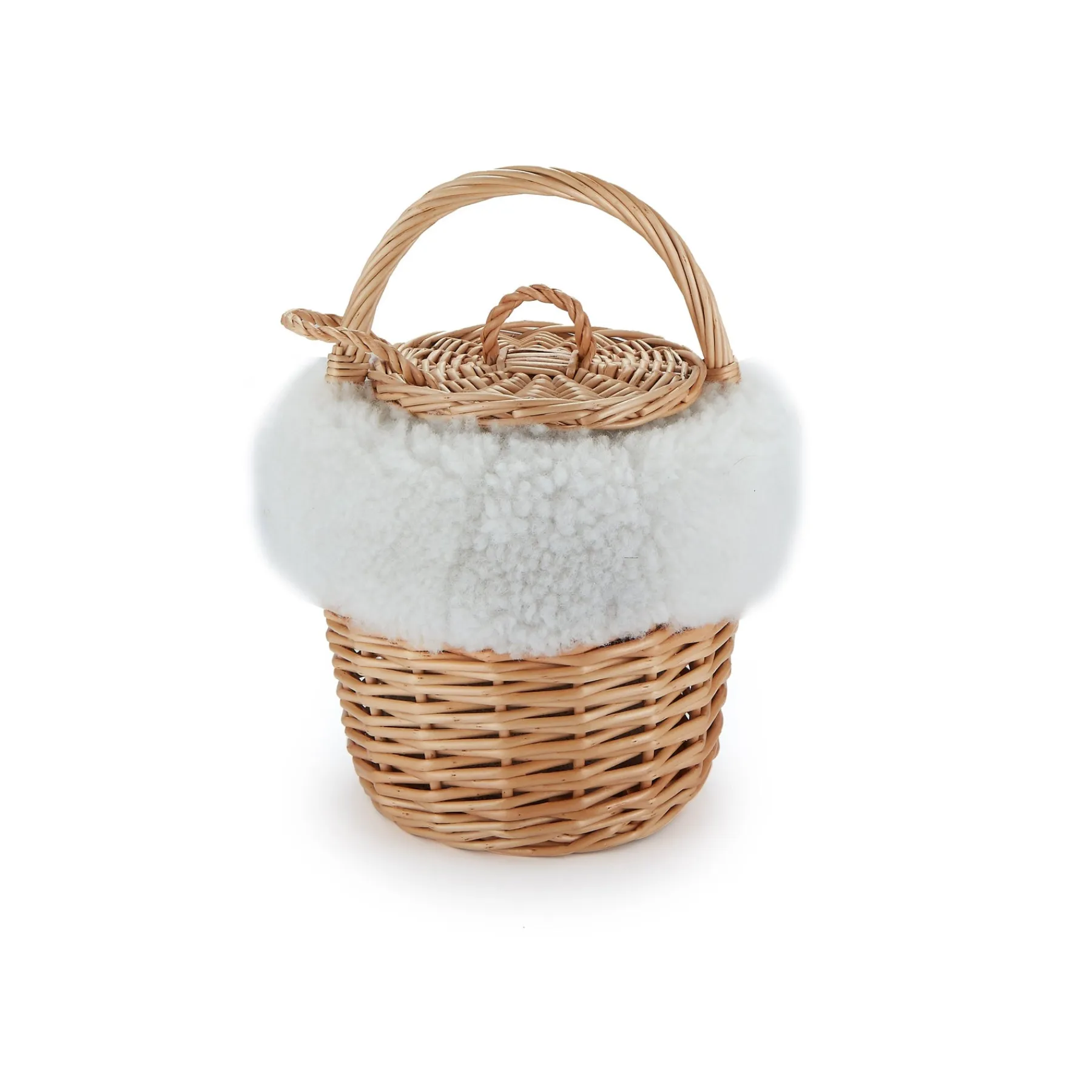 Chefanie Shearling Mini Basket Outlet