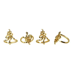 Chefanie Snake Napkin Rings (4) Online