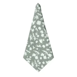 Chefanie Steel Teal Floral Napkins (4) New