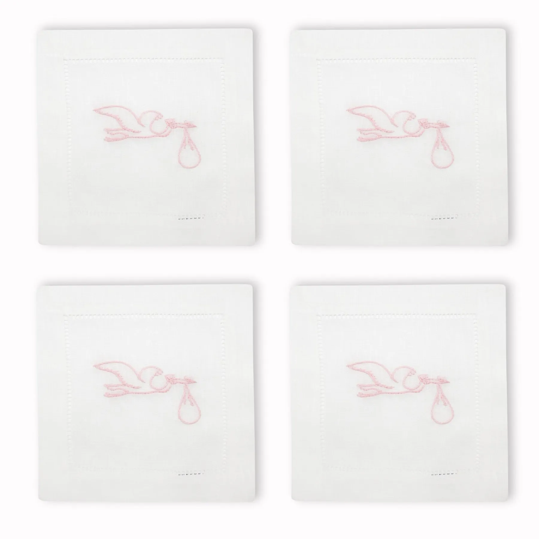 Chefanie Stork Cocktail Napkins (4) Discount