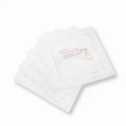 Chefanie Stork Cocktail Napkins (4) Discount