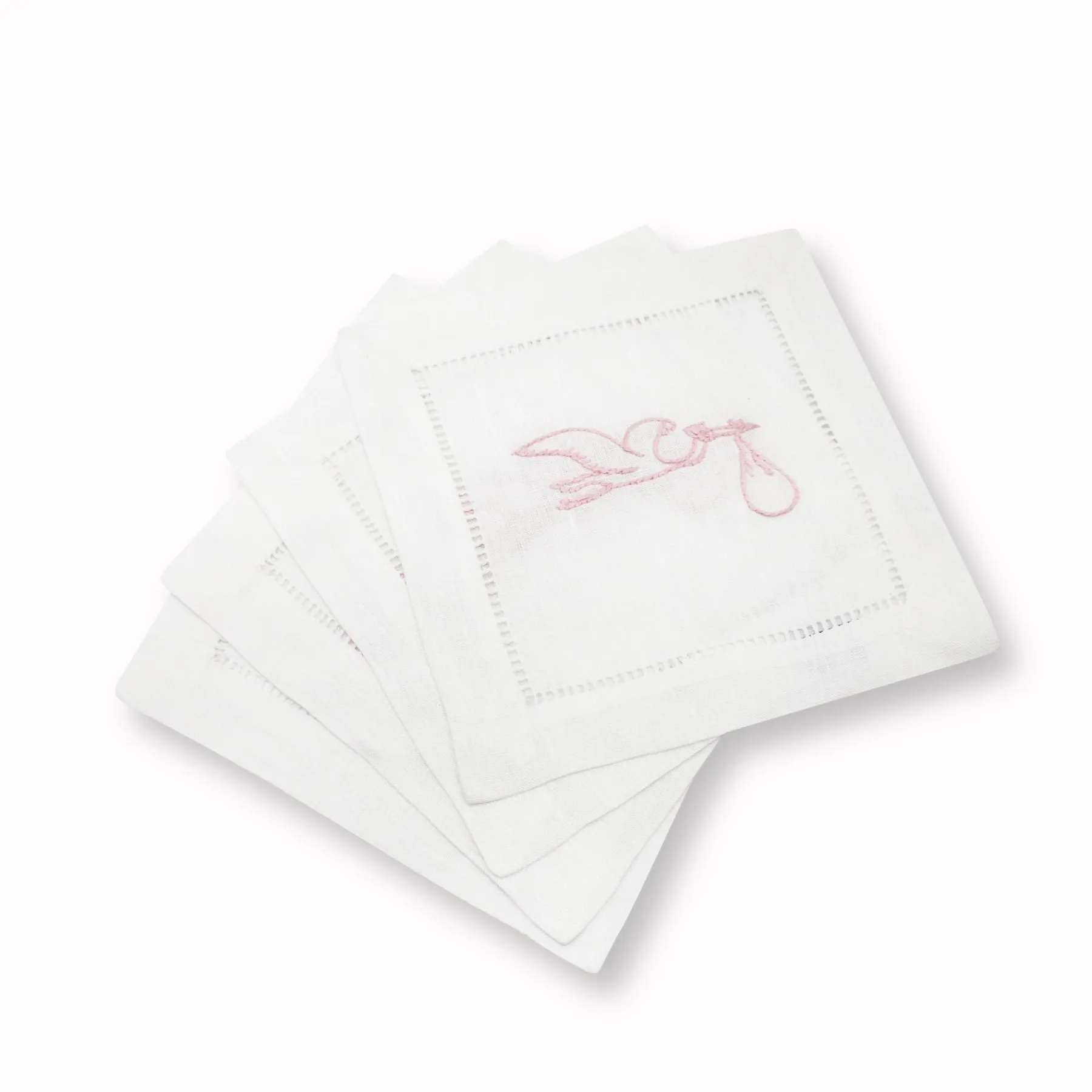 Chefanie Stork Cocktail Napkins (4) Discount