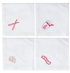 Chefanie Sunday Takeout Dinner Napkins New