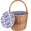 Chefanie Tanner's Brown Wicker Basket New