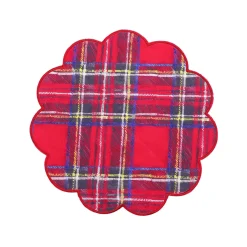Chefanie Tartan Placemat Set (4) New