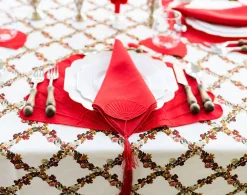 Chefanie Tassel Fan Dinner Napkins (4) Best