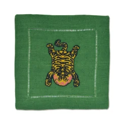 Chefanie Tibetan Tiger Cocktail Napkins (4) Outlet