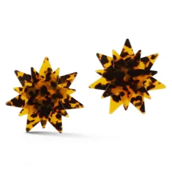 Chefanie Tortoise Star Earrings