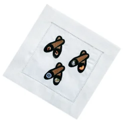Chefanie Tuxedo Slipper Cocktail Napkins (4) Sale