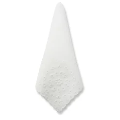 Chefanie White Eyelet Dinner Napkins (4) Best