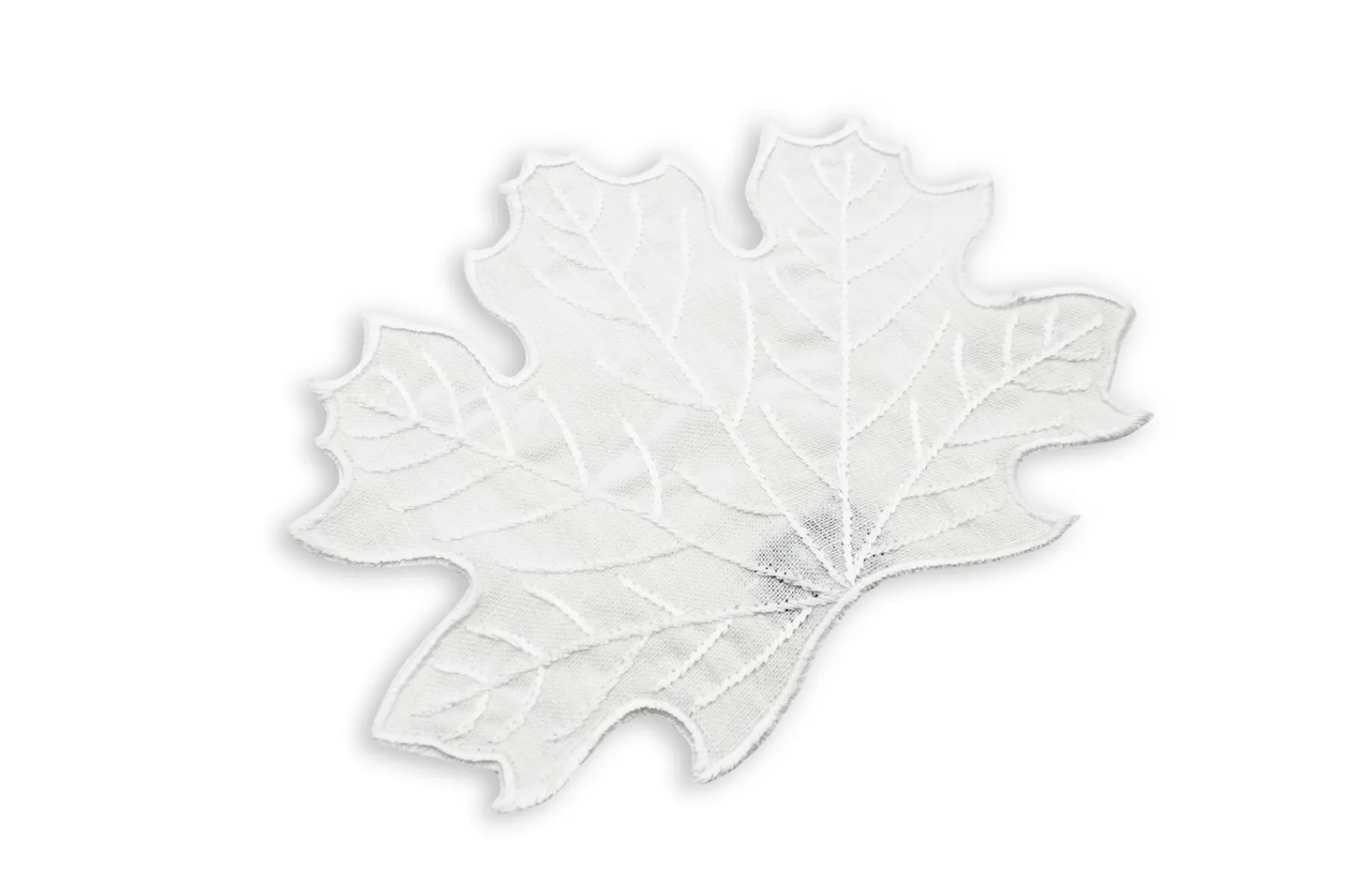 Chefanie White Leaf Cocktail Napkins (4) Clearance