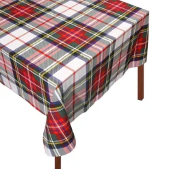 Chefanie White Plaid Tablecloth Sale