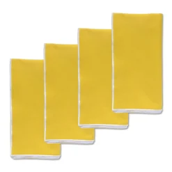 Chefanie Yellow Linen Dinner Napkins (4) Clearance