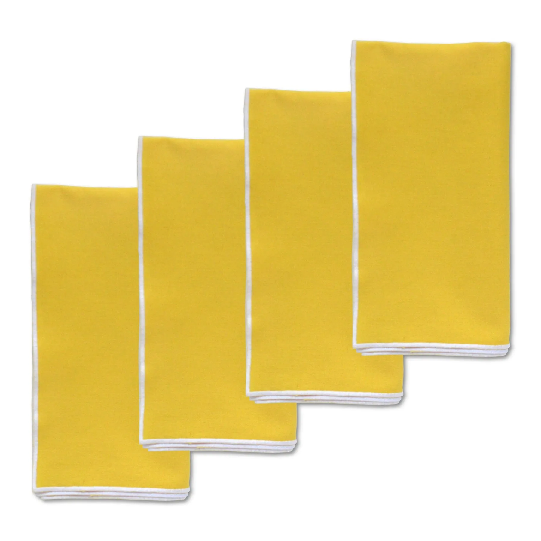 Chefanie Yellow Linen Dinner Napkins (4) Clearance