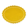 Chefanie Yellow Oval Placemats (4) New
