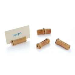 Chefanie Bamboo Placecard Holders (4)