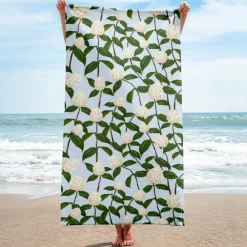 Chefanie Something Blue Hydrangea Towel Clearance